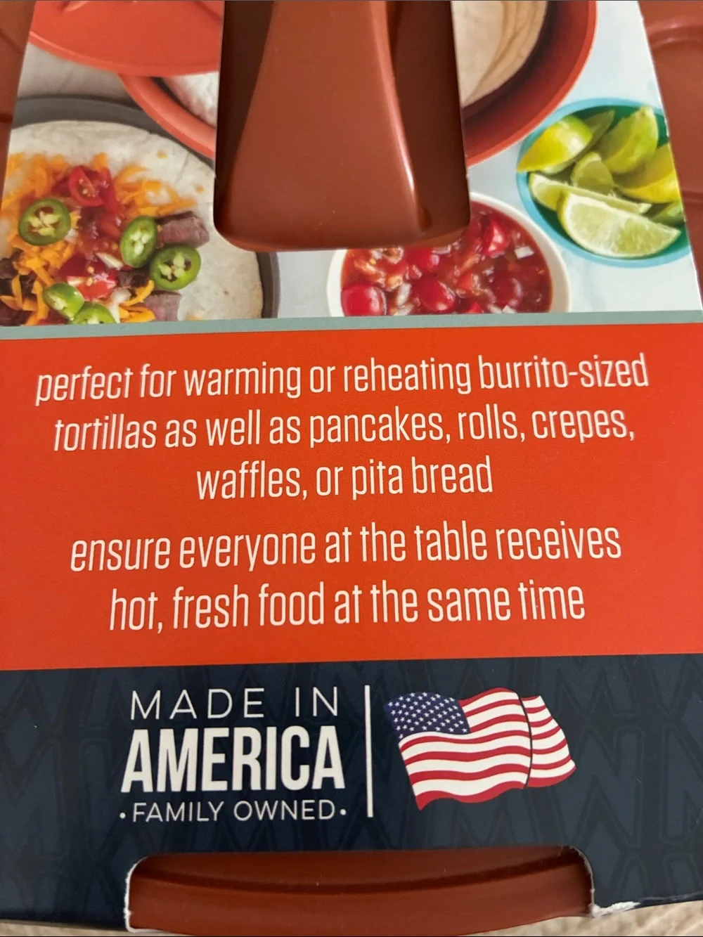 Nordic Ware Microware Tortilla Warmer in Terracotta